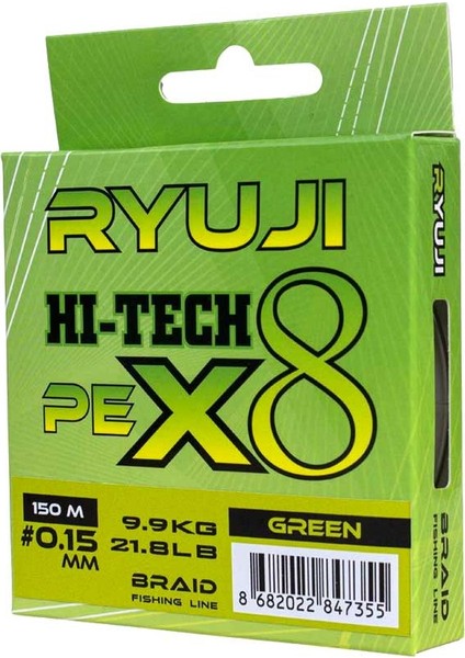 X8 150 Mt Green İp Misina