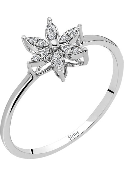Pırlanta Çiğdem Çiçeği Yüzük 0423R0187