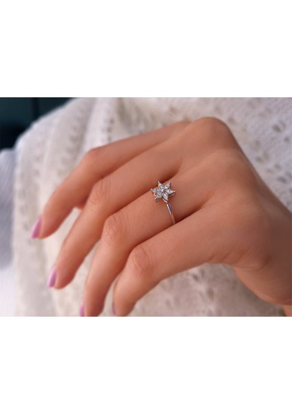 Pırlanta Çiğdem Çiçeği Yüzük 0423R0187 fırsatları