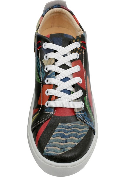 Kadın Vegan Deri Çok Renkli Sneakers - Want Some Color? Tasarım fırsatları