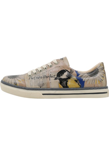 Kadın Vegan Deri Çok Renkli Sneakers - Picture Perfect Tasarım fiyatları