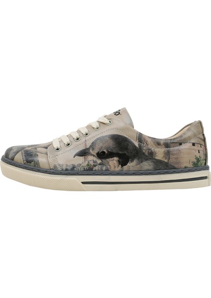 Kadın Vegan Deri Çok Renkli Sneakers - Birds of the Castle Tasarım fiyatları