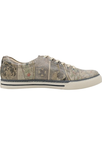 Erkek Vegan Deri Çok Renkli Sneakers - Astronomy Map Tasarım modelleri