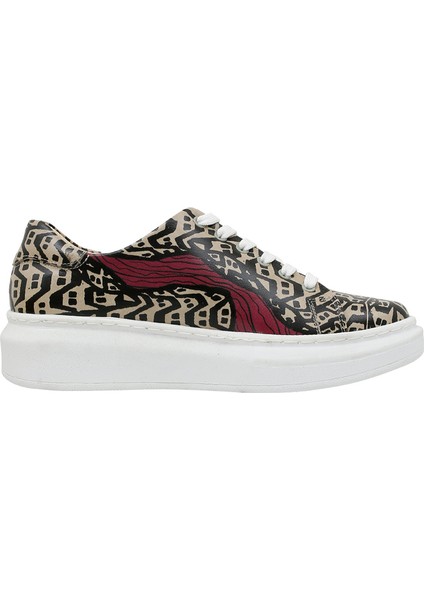 Kadın Vegan Deri Çok Renkli Sneakers - Rivers on the Sofa Tasarım modelleri