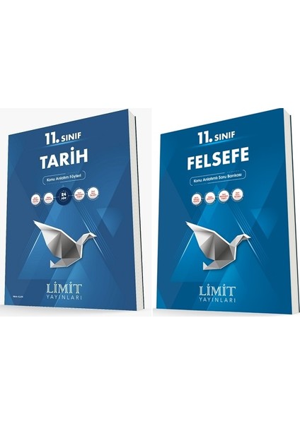 11. Sınıf Tarih - Felsefe Konu Föyleri Seti 2 Kitap
