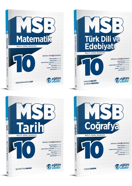 2024 10.Sınıf Sözel Eşit Ağırlık Fasikül MSB Soru Bankası Seti