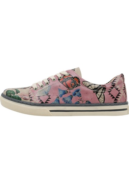 Kadın Vegan Deri Çok Renkli Sneakers - Thankful for Today Tasarım fiyatları