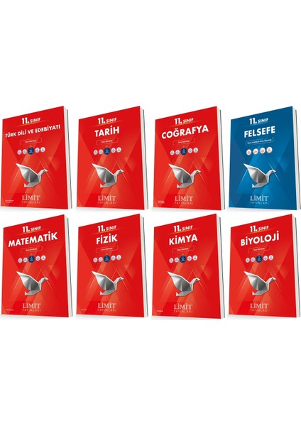 11. Sınıf Soru Bankası Seti Tam Set 8 Kitap