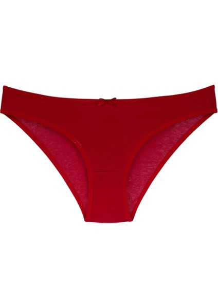 Kadın Çok Renkli Likralı Esnek Yumuşak Dokulu 5 Adet Slip Külot