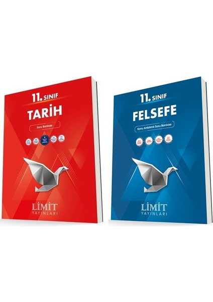 11. Sınıf Tarih - Felsefe Soru Bankası Seti 2 Kitap