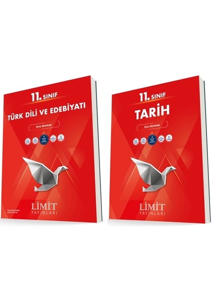 11. Sınıf Edebiyat - Tarih Soru Bankası Seti 2 Kitap