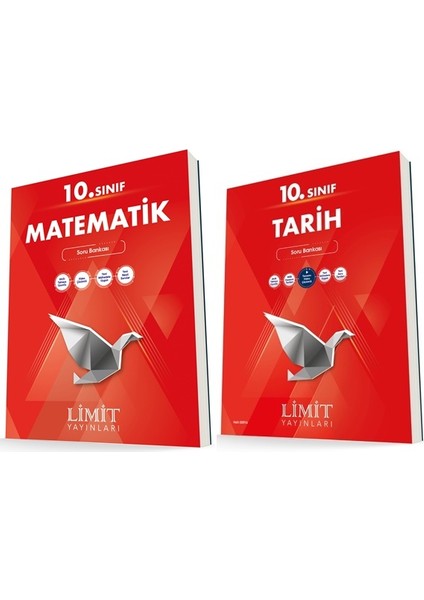 10. Sınıf Matematik - Tarih Soru Bankası Seti 2 Kitap