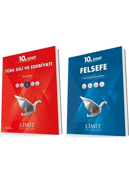 10. Sınıf Edebiyat - Felsefe Soru Bankası Seti 2 Kitap
