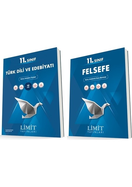 11. Sınıf Edebiyat - Felsefe Konu Föyleri Seti 2 Kitap