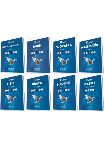 11. Sınıf Konu Anlatım Föyleri Seti Tam Set 8 Kitap