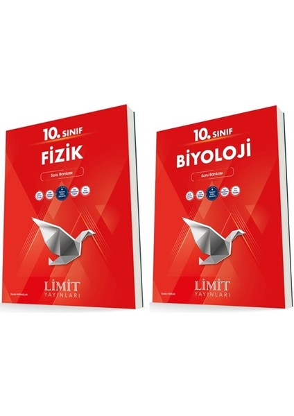 10. Sınıf Fizik - Biyoloji Soru Bankası Seti 2 Kitap