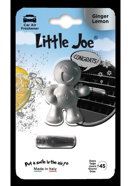 Joe Thums Up Ginger Lemon Kalorifere Geçme Oto Kokusu Zencefilli Limon