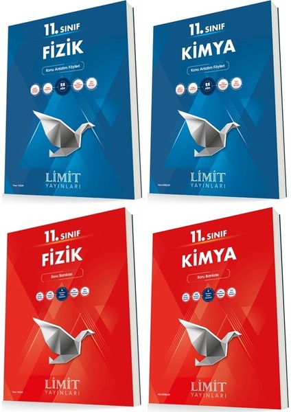 11. Sınıf Fizik - Kimya Konu - Soru Seti 4 Kitap