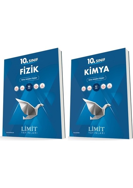 10. Sınıf Fizik - Kimya Konu Föyleri Seti 2 Kitap