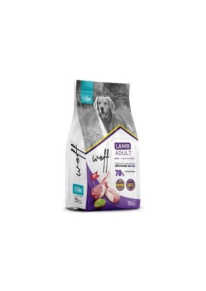 Super Premium Sensitive  Köpekler Kuzu Etli Yetişkin Köpek Maması 2.5 kg