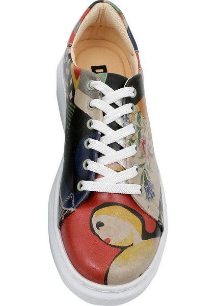 Kadın Vegan Deri Çok Renkli Sneakers - Relationships Tasarım fırsatları