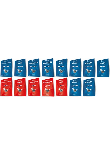 10. Sınıf Konu Anlatım Föyleri - Soru Soru Bankası Seti Tam Set 15 Kitap