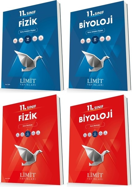 11. Sınıf Fizik - Biyoloji Konu - Soru Seti 4 Kitap