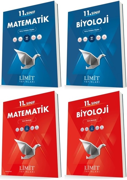 11. Sınıf Matematik - Biyoloji Konu - Soru Seti 4 Kitap