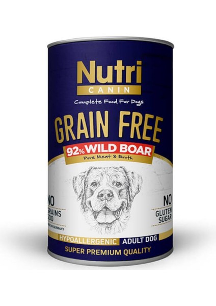 Tahılsız Yaban Domuzlu Yetişkin Köpek Konservesi 400 gr