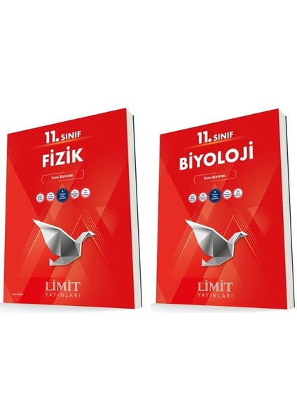 11. Sınıf Fizik - Biyoloji Soru Bankası Seti 2 Kitap