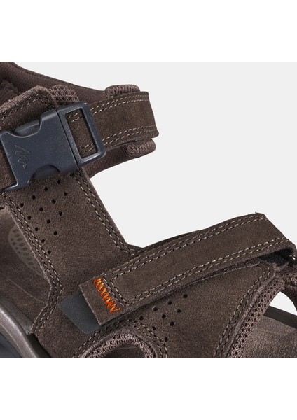 Quechua Erkek Outdoor Sandalet - Deri / Kahverengi - NH120