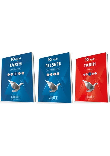 10. Sınıf Tarih - Felsefe Konu - Soru Seti 3 Kitap