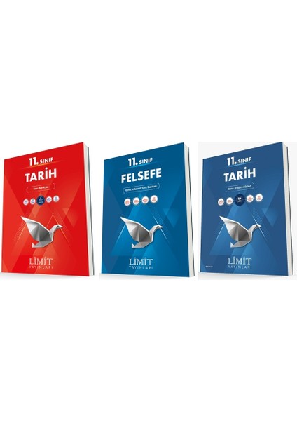 11. Sınıf Tarih - Felsefe Konu - Soru Seti 3 Kitap
