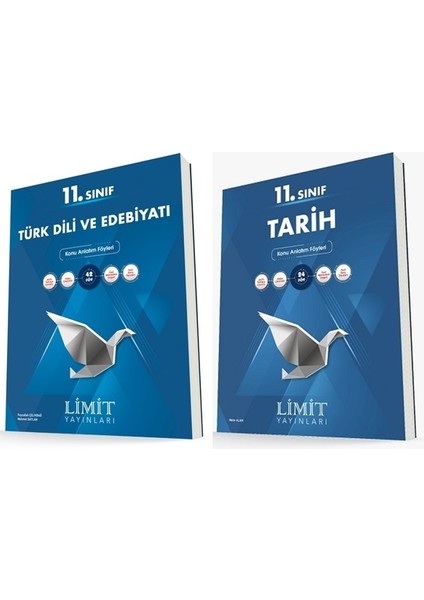 11. Sınıf Edebiyat - Tarih Konu Föyleri Seti 2 Kitap