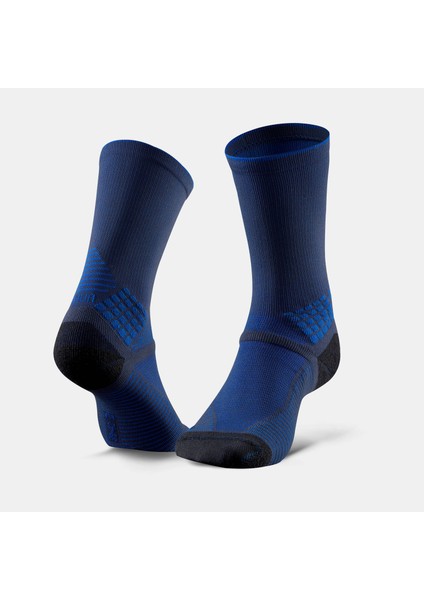 Quechua Uzun Boy Konçlu Outdoor Çorap - 2 Çift - Mavi - Hike 500 indirimleri