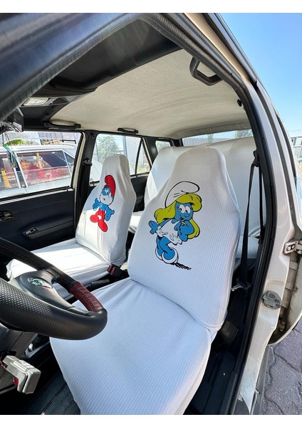 Şirinler Oto Servis Kılıfı