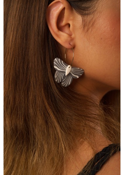 El Yapımı Gümüş Kelebek Kadın Küpe fiyatları