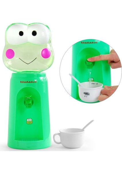 Kurbağa 2000ml Mini Su Sebili Çocuk Karikatür Su Sebili (Yurt Dışından)