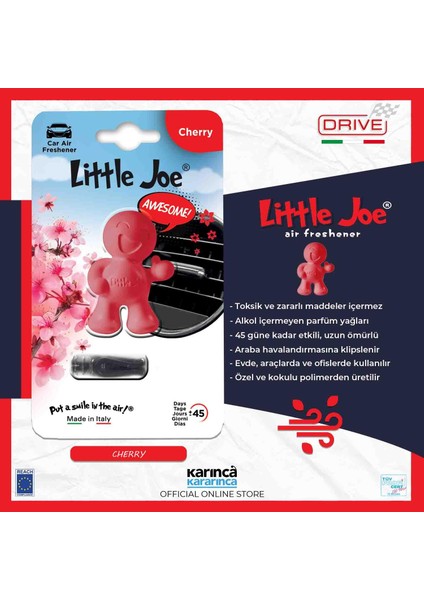 Joe Thums Up Cherry Kalorifere Geçme Oto Kokusu Kiraz