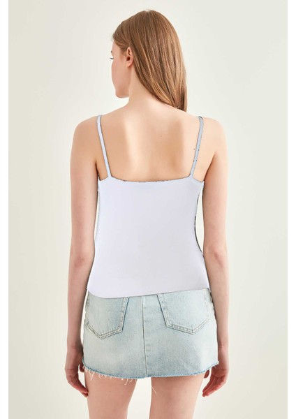 Askılı Viskon Crop Bluz fırsatları