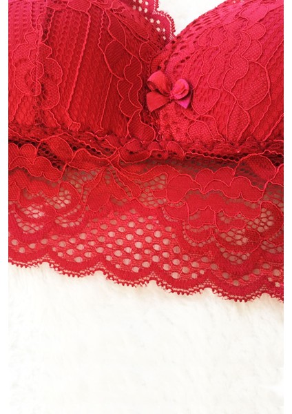 Kadın Pedli Bralet Sütyen Dantelli Soft Kap Büstiyer fiyatları