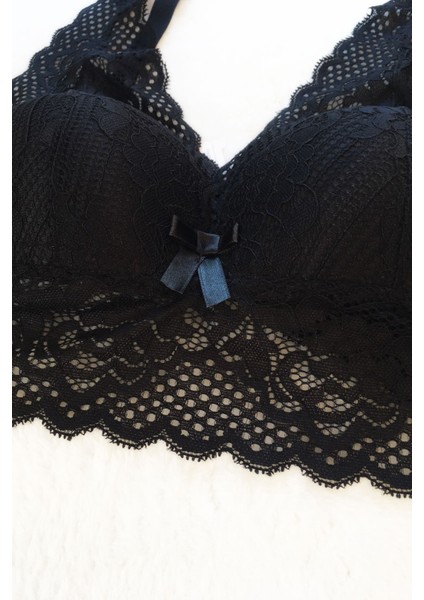 Kadın Pedli Bralet Sütyen Dantelli Soft Kap Büstiyer