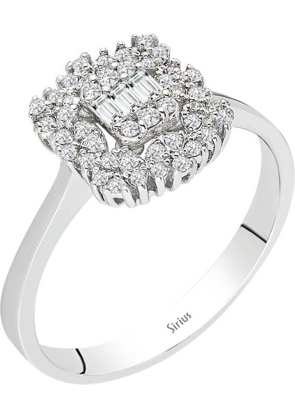 Vega Yıldızı Baget Pırlanta Yüzük 0423R0188