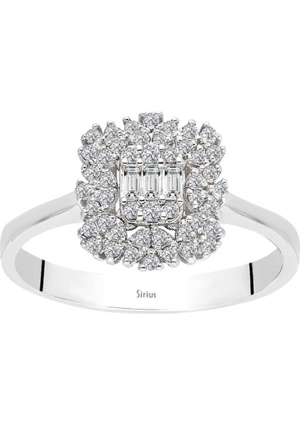 Vega Yıldızı Baget Pırlanta Yüzük 0423R0188 fiyatları