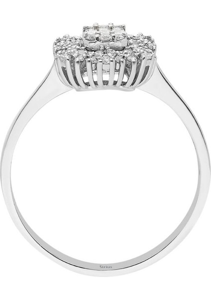 Vega Yıldızı Baget Pırlanta Yüzük 0423R0188 modelleri