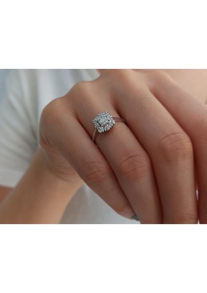 Vega Yıldızı Baget Pırlanta Yüzük 0423R0188 indirimleri