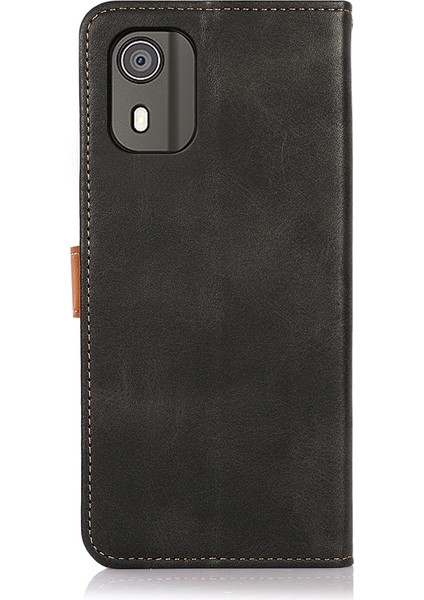 Hongshou-Nokia C02 Için Dana Dokulu Pu Kılıf (Yurt Dışından)