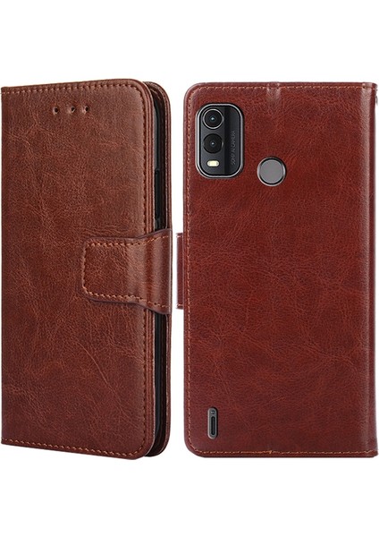 Hongshou-Nokia G11 Plus Için Kristal Doku Deri Kılıf (Yurt Dışından)