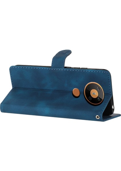 Hongshou-Nokia 5.4 Için Çiçek Kabartmalı Pu Kılıf (Yurt Dışından) indirimleri