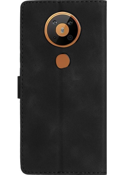 Hongshou-Nokia 5.4 Için Çiçek Kabartmalı Pu Kılıf (Yurt Dışından) fırsatları